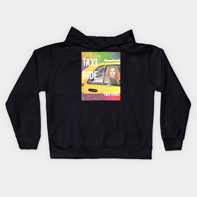 Taxi Ride Kids Hoodie by RabbitWithFangs